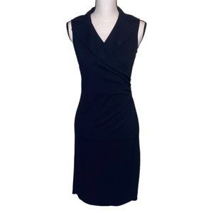 Express Black Sleeveless Wrap Dress Size Juniors 3/4